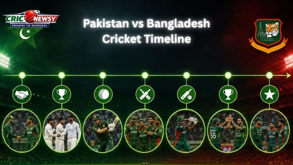 Pakistan vs Bangladesh Cricket Timeline: Major Matches and Milestones 