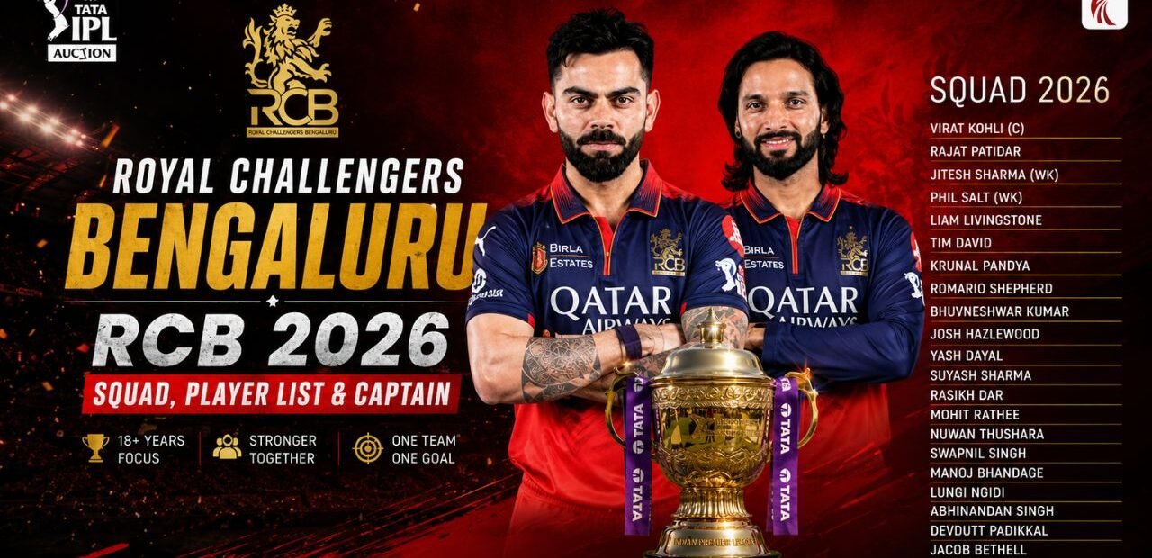 RCB Team Players