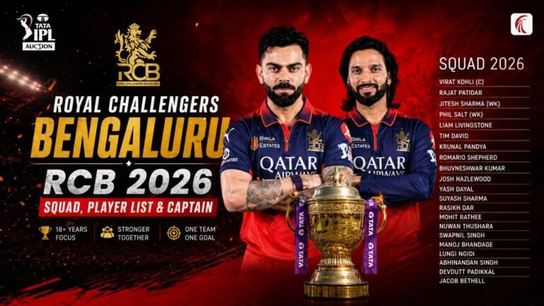 RCB Team Players