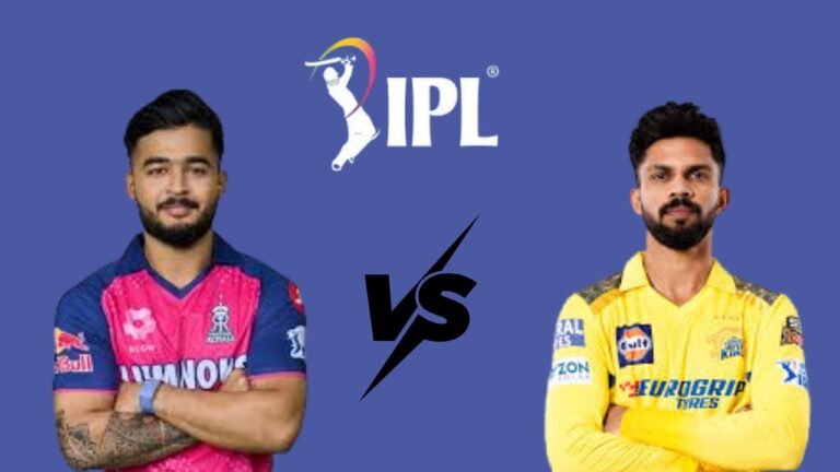 Rajasthan Royals vs Chennai Super Kings Scorecard
