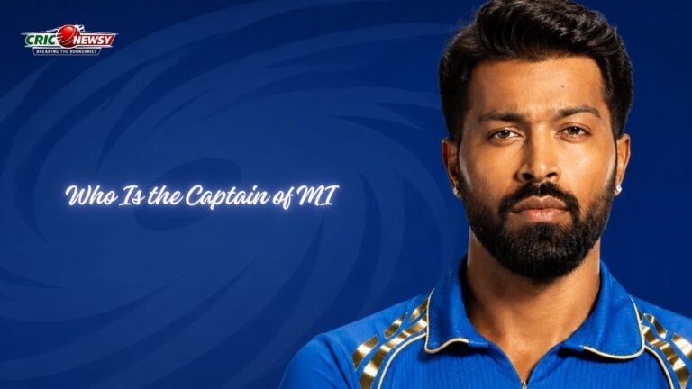 Who Is the Captain of MI? Mumbai Indians Captain Full Details 2026