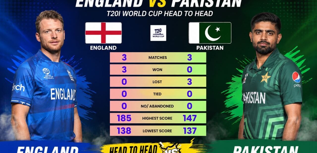 Pakistan National Cricket Team vs England Cricket Team Timeline